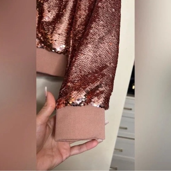 Bebe rose gold sequin jacket - Picture 9 of 9